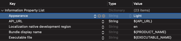 Appearance Screenshot